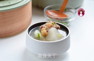 腔骨干贝萝卜汤的做法步骤:7