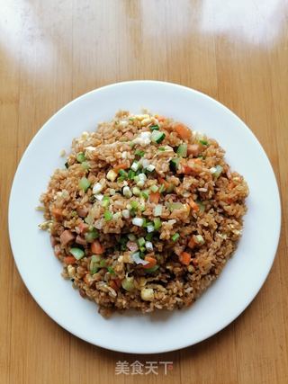 炒米饭的做法步骤:9