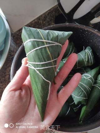 红豆花生紫薯粽的做法步骤:8