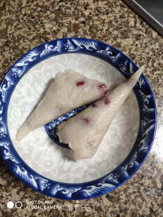 红豆花生紫薯粽的做法步骤:14