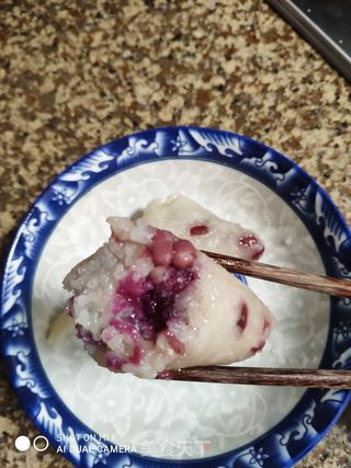 红豆花生紫薯粽的做法步骤:15