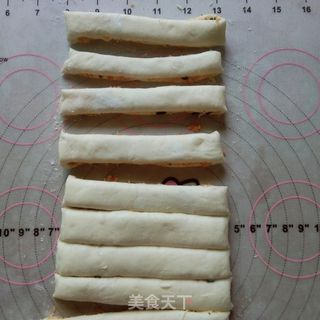 夏天最爱的生煎肉松花卷(一次发酵)的做法步骤:10