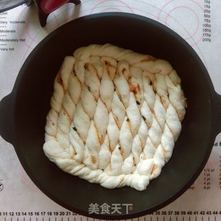 夏天最爱的生煎肉松花卷(一次发酵)的做法步骤:13