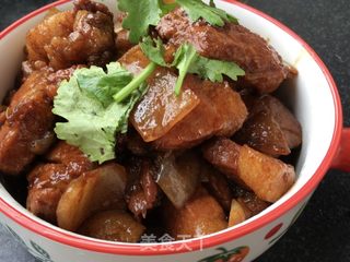 洋葱烧肉的做法步骤：18