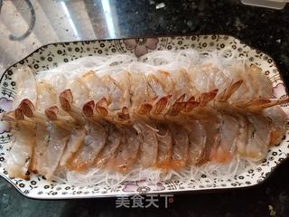 粉丝蒜蓉开背虾的做法步骤:7