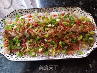 粉丝蒜蓉开背虾的做法步骤:11