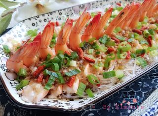 粉丝蒜蓉开背虾的做法步骤:16