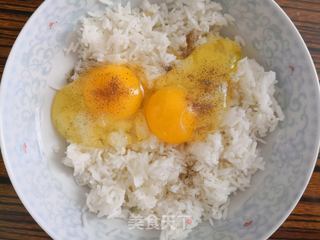 #韭菜蛋炒饭的做法图解4