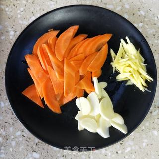 #鸭杂炒甜豆的做法图解4
