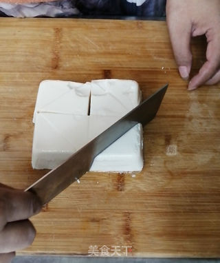 虾蓉酱拌豆腐的做法步骤：8