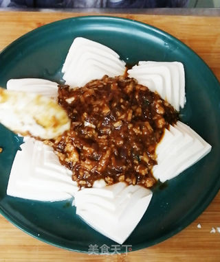 虾蓉酱拌豆腐的做法步骤:11