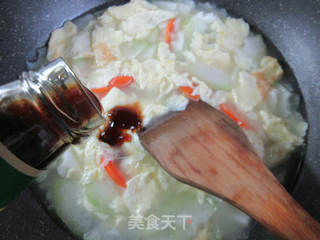 胡萝卜鸡蛋节瓜汤的做法步骤：6