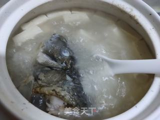 鱼头豆腐汤的做法步骤:14
