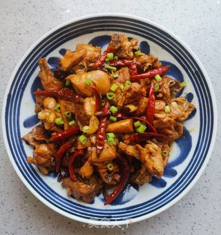 红烧辣子鸡块的做法步骤:11