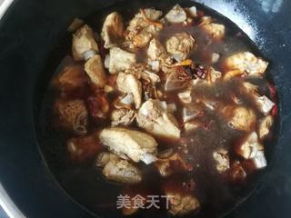 南瓜炖排骨的做法步骤:8