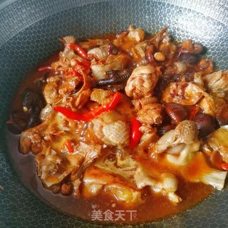 香菇烧鸡的做法步骤:8