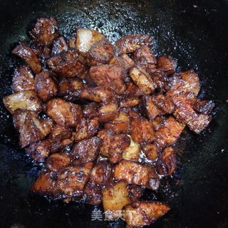 茶树菇红烧肉的做法步骤:14