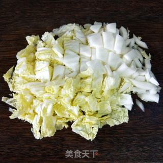 瑶柱白菜粥的做法步骤：2