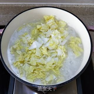 瑶柱白菜粥的做法步骤:10