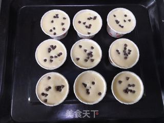 巧克力豆小蛋糕的做法步骤:14