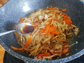 肉丝黄花菜的做法步骤:12