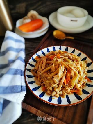 肉丝黄花菜的做法步骤:13