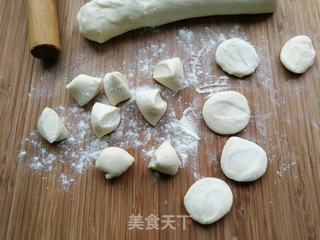 虾仁韭菜煎饺的做法步骤:7