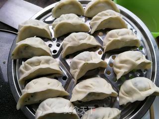 虾仁韭菜煎饺的做法步骤:10
