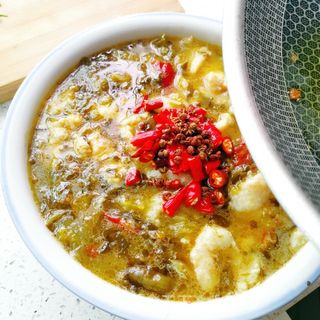 酸菜鱼的做法步骤:8