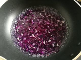 紫甘蓝拌豆干的做法步骤：5