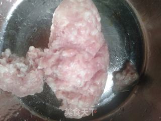 青菜肉丸汤的做法步骤:2