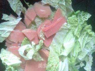 青菜肉丸汤的做法步骤:6