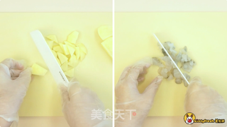 鲜虾土豆泥饭团的做法步骤:2