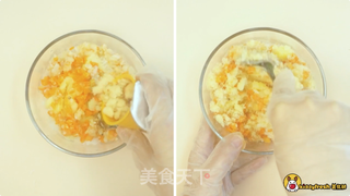 鲜虾土豆泥饭团的做法步骤:7