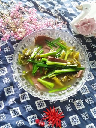 酸菜鸭血汤的做法步骤：8