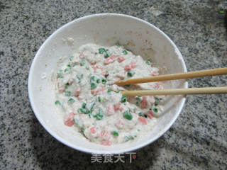 火腿肠豇豆煎饼的做法步骤：6