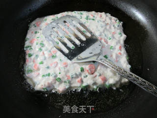 火腿肠豇豆煎饼的做法步骤：7