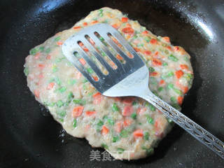 火腿肠豇豆煎饼的做法步骤：8