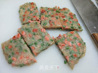 火腿肠豇豆煎饼的做法步骤：9
