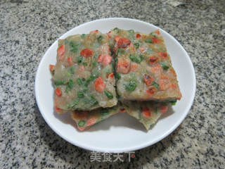 火腿肠豇豆煎饼的做法步骤：10