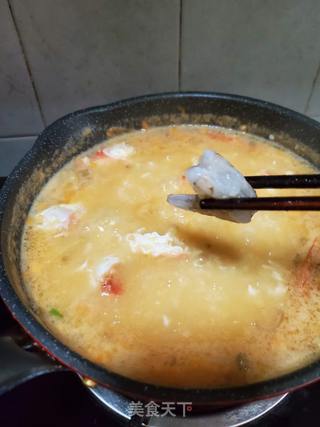 大虾蟹粥的做法步骤:7
