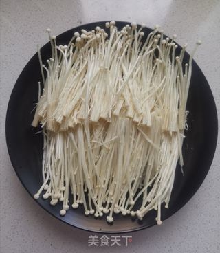 蒜蓉粉丝蒸金针菇的做法步骤:7