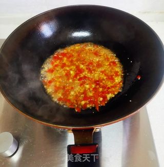 蒜蓉粉丝蒸金针菇的做法步骤:8