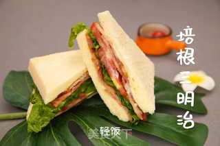 培根三明治丨 孩子喜欢的聚能量早餐!!!的做法步骤:9