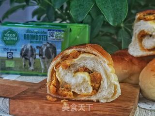 蛋黄肉松面包的做法步骤:13