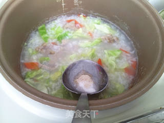 精米肉菜粥的做法步骤:10
