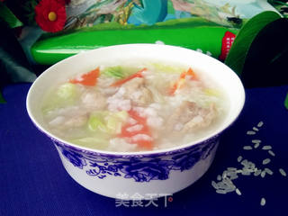 精米肉菜粥的做法步骤:11