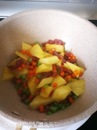 美味菠萝饭的做法步骤:8