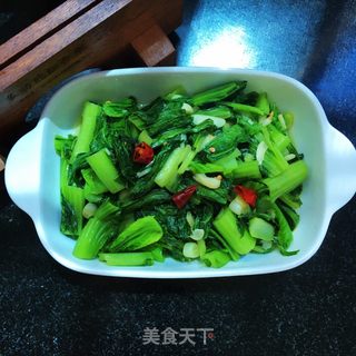 小炒芥菜的做法步骤：8