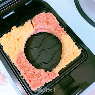 鲜虾蛋蔬吐司的做法步骤：4